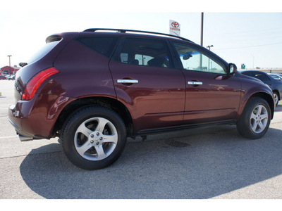 nissan murano 2005 dk  red suv sl gasoline 6 cylinders front wheel drive automatic 76543