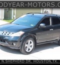 nissan murano 2004 black suv sl gasoline 6 cylinders front wheel drive cont  variable trans  77008