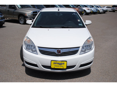 saturn aura 2008 white sedan xr gasoline 6 cylinders front wheel drive automatic 78572