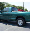 dodge ram 1500 2004 green pickup truck gasoline 8 cylinders rear wheel drive 5 speed manual 76543