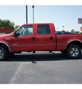 ford f 250 super duty 2006 red lariat diesel 8 cylinders 4 wheel drive automatic 76543