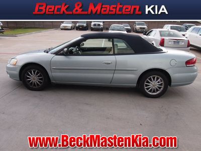 chrysler sebring 2001 lt  blue limited gasoline 6 cylinders front wheel drive automatic 77375