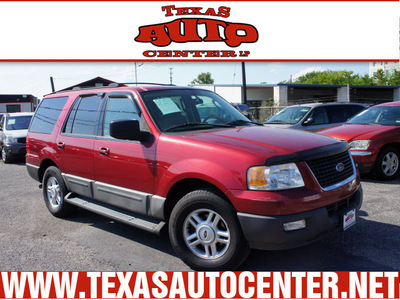 ford expedition 2004 red suv xlt gasoline 8 cylinders rear wheel drive automatic 78666