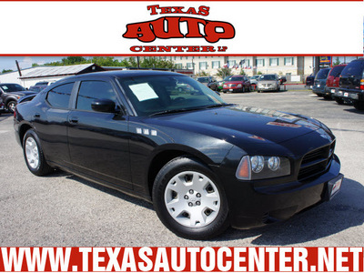 dodge charger 2007 black sedan gasoline 6 cylinders rear wheel drive automatic 78666