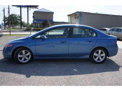 honda civic 2006 blue sedan ex gasoline 4 cylinders front wheel drive automatic 78666