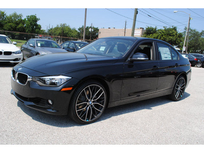 bmw 328i 2013 black sedan gasoline 4 cylinders rear wheel drive automatic 77002