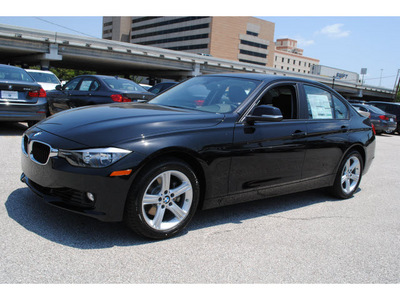 bmw 328i 2013 black sedan gasoline 4 cylinders rear wheel drive automatic 77002