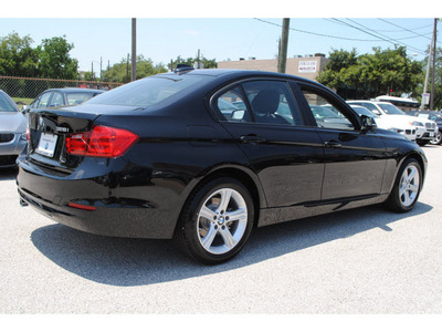 bmw 328i 2013 black sedan gasoline 4 cylinders rear wheel drive automatic 77002