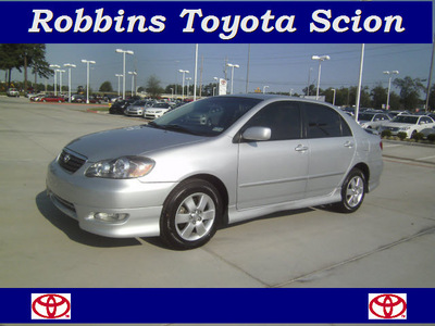 toyota corolla 2008 silver sedan s gasoline 4 cylinders front wheel drive automatic 75503