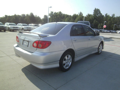 toyota corolla 2008 silver sedan s gasoline 4 cylinders front wheel drive automatic 75503