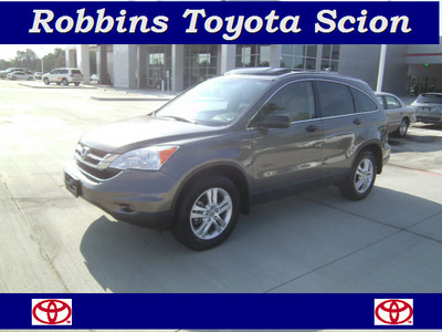 honda cr v 2010 gray suv ex gasoline 4 cylinders front wheel drive automatic 75503
