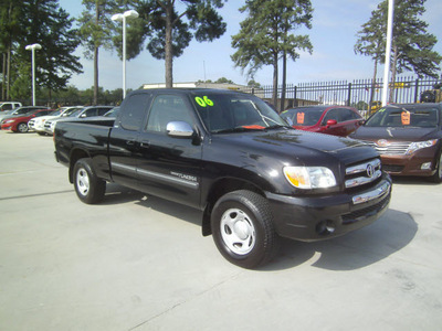 toyota tundra 2006 black sr5 gasoline 8 cylinders rear wheel drive automatic 75503