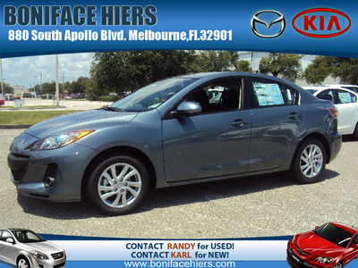 mazda mazda3 2012 gray sedan touring gasoline 4 cylinders front wheel drive automatic 32901