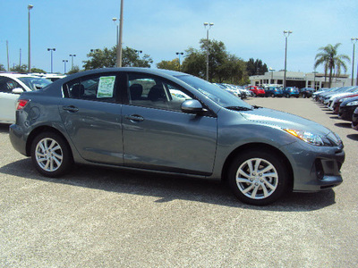 mazda mazda3 2012 gray sedan touring gasoline 4 cylinders front wheel drive automatic 32901