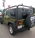 jeep wrangler unlimited 2008 green suv rubicn gasoline 6 cylinders 4 wheel drive automatic 81212