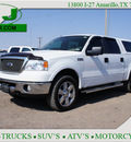 ford f 150 2007 white lariat flex fuel 8 cylinders 4 wheel drive automatic 79119