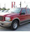 ford excursion 2003 red suv eddie bauer diesel 8 cylinders rear wheel drive automatic with overdrive 77020