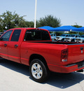 dodge ram pickup 1500 2005 red pickup truck slt gasoline 8 cylinders rear wheel drive automatic 76210