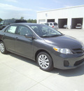 toyota corolla 2012 gray sedan le gasoline 4 cylinders front wheel drive automatic 75569