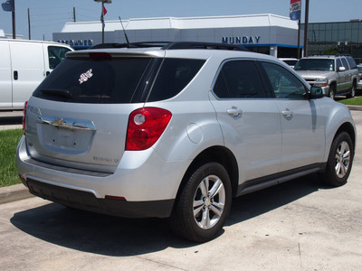 chevrolet equinox 2010 silver suv lt gasoline 4 cylinders front wheel drive automatic 77090