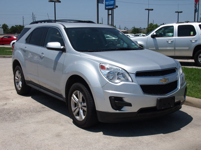 chevrolet equinox 2010 silver suv lt gasoline 4 cylinders front wheel drive automatic 77090