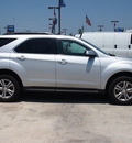 chevrolet equinox 2010 silver suv lt gasoline 4 cylinders front wheel drive automatic 77090