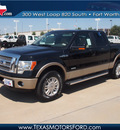 ford f 150 2012 black lariat 6 cylinders automatic 76108