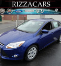 ford focus 2012 blue sedan se flex fuel 4 cylinders front wheel drive automatic with overdrive 60546