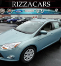 ford focus 2012 lt  blue sedan se flex fuel 4 cylinders front wheel drive automatic with overdrive 60546