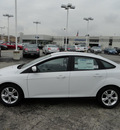 ford focus 2013 white sedan se flex fuel 4 cylinders front wheel drive automatic with overdrive 60546