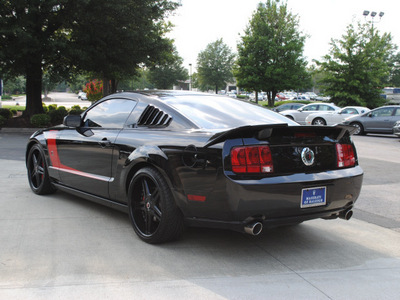 ford mustang 2008 black coupe roush gasoline 8 cylinders rear wheel drive automatic 27616