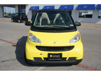 smart fortwo 2008 yellow passion cabrio gasoline 3 cylinders rear wheel drive automatic 78626