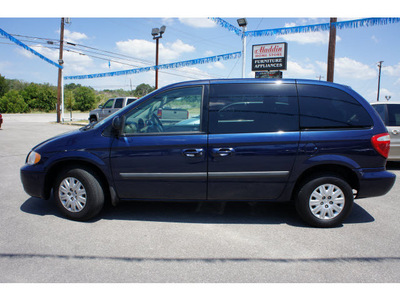 chrysler town and country 2006 blue van gasoline 6 cylinders front wheel drive automatic 78654