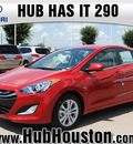 hyundai elantra gt 2013 red hatchback gasoline 4 cylinders front wheel drive autostick 77065