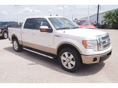 ford f 150 2012 white lariat 6 cylinders automatic 77074