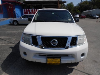 nissan pathfinder 2009 white suv s gasoline 6 cylinders 4 wheel drive automatic 78744