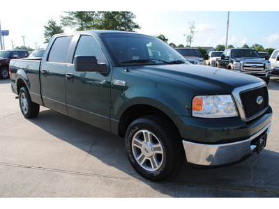 ford f 150 2007 dk  green xlt gasoline 8 cylinders rear wheel drive automatic with overdrive 77539