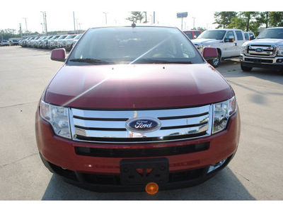 ford edge 2008 red suv limited gasoline 6 cylinders front wheel drive 6 speed automatic 77539