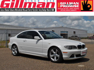 bmw 3 series 2004 white coupe 325ci gasoline 6 cylinders rear wheel drive automatic 78586