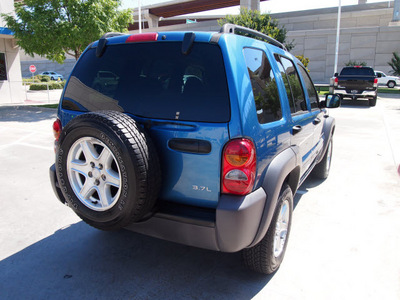 jeep liberty 2003 blue suv gasoline 6 cylinders rear wheel drive automatic 75034