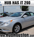 hyundai sonata 2013 silver sedan gls gasoline 4 cylinders front wheel drive autostick 77065