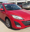 mazda mazda3 2010 red sedan gasoline 4 cylinders front wheel drive automatic 77375