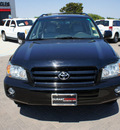 toyota highlander 2007 black suv 6 cylinders automatic with overdrive 76087