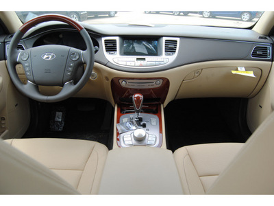 hyundai genesis 2012 blk noir pearl sedan gasoline 8 cylinders rear wheel drive autostick 77065
