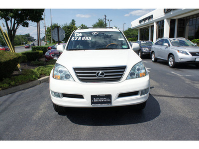 lexus gx 470 2006 white suv nav gasoline 8 cylinders 4 wheel drive automatic 07755