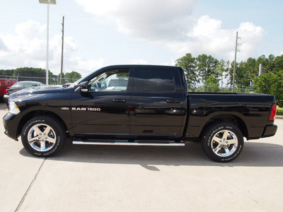 ram 1500 2012 black sport gasoline 8 cylinders 2 wheel drive automatic 77375