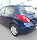 nissan versa 2008 blue hatchback gasoline 4 cylinders front wheel drive automatic with overdrive 13502