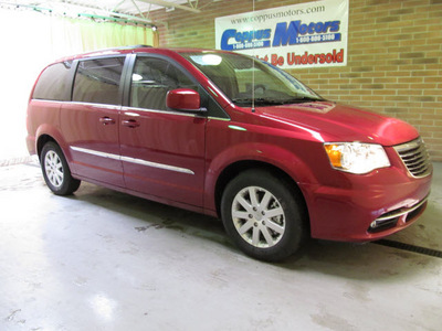 chrysler town and country 2012 red van touring flex fuel 6 cylinders front wheel drive automatic 44883