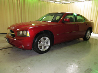 dodge charger 2010 dk  red sedan sxt gasoline 6 cylinders rear wheel drive automatic 44883