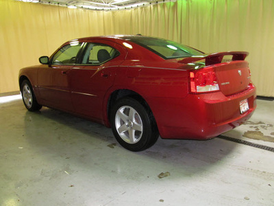 dodge charger 2010 dk  red sedan sxt gasoline 6 cylinders rear wheel drive automatic 44883